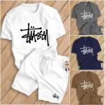 🔥Hot🔥 Bộ Cộc STUSSY Thể Thao Nam Nữ STUSSY Bộ quần áo cộc nam nữ mùa hè bộ đồ thể thao, coton cực thoáng