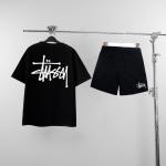 🔥Hot🔥 Bộ Cộc STUSSY Thể Thao Nam Nữ STUSSY Bộ quần áo cộc nam nữ mùa hè bộ đồ thể thao, coton cực thoáng