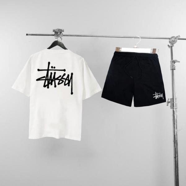 🔥Hot🔥 Bộ Cộc STUSSY Thể Thao Nam Nữ STUSSY Bộ quần áo cộc nam nữ mùa hè bộ đồ thể thao, coton cực thoáng